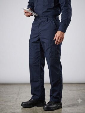 Rothco Navy Blue Utility Cargo Pants Men's Size Large Long NWT